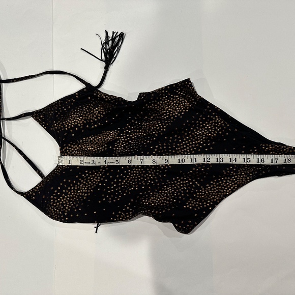 PilyQ Gold Star Metallic Farrah Swimsuit - Size S‎ - New With Tags. - Picture 15 of 15